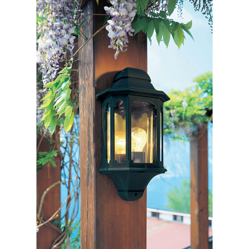 Thurstone Black 38cm H Outdoor Wall Lantern