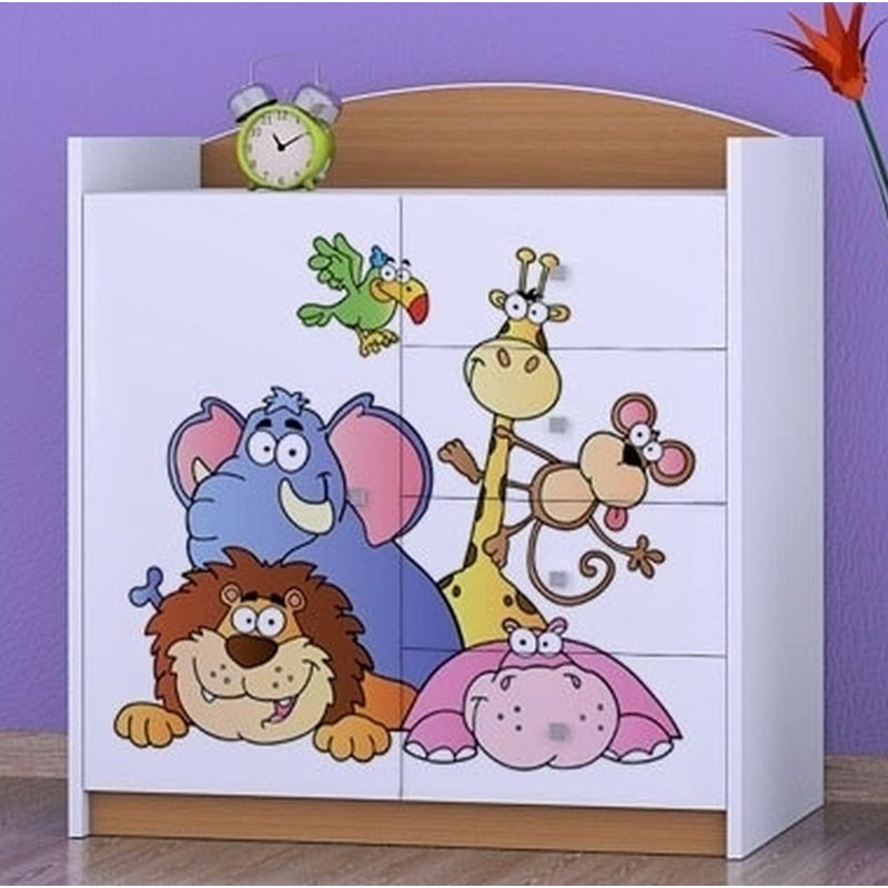 Niemeyer Kids 4 - Drawer Combo Dresser, Beech