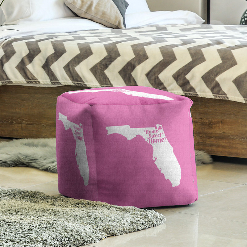 Repose-pieds à cubes jacksonville the home, Rose