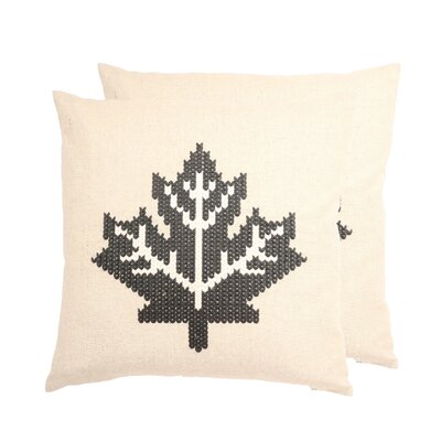 O CANADA Linen Blend Throw Square Indoor Pillow Cover & Insert -  Peterborough Home, OC1818JS02OF2