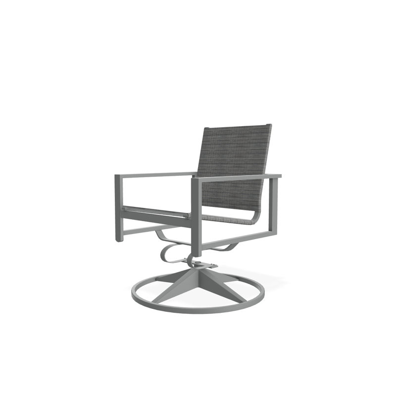Tribeca Sling Swivel Rocker, Graphite, Collect Indigo