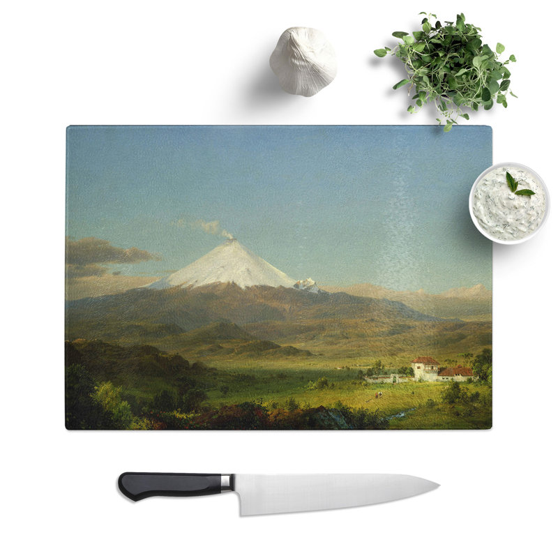 Cotopaxi by Frederic Edwin Church Chopping Board, 0.4cm H x 20cm W x 28.5cm L