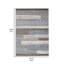 Tapis large Beny, rayures abstraites tissées à la machine, gris-99376345