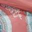 Literie pour lit simple - édredon et draps Coral Medallion, édredon élégant avec imprimé de chambre à coucher, draps avec broderie