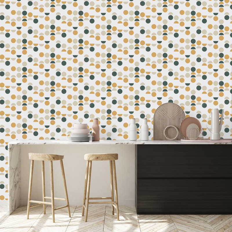 Panneau de papier peint Belis, L 18,75 po x l 25 po, Vinyle