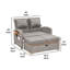 Banc de rangement inclinable avec coussins Timy