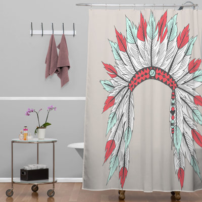 Abri Modern Shower Curtain
