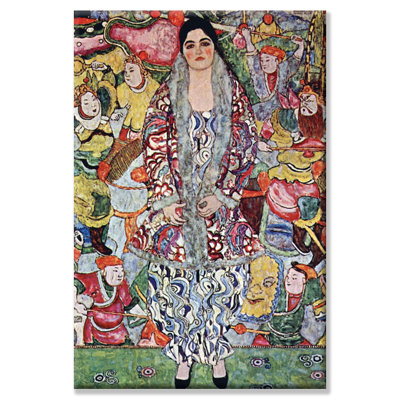 Portrait de Frederika Maria Beer par Gustav Klimt - reproduction d'art sur toile tendue
