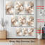 Tableau mural sur toile à motif floral de fleurs de cerisier (lot de 3)-118089156