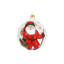 Old St. Nick 4'' Handmade Glass People Ball Ornament