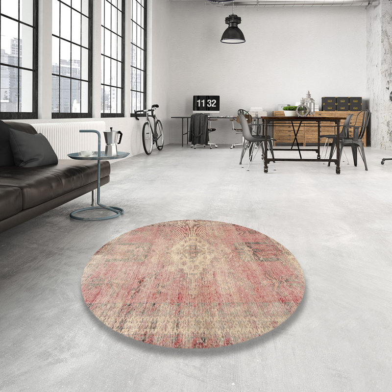 Babe Oriental Indoor Rug, Round 6'