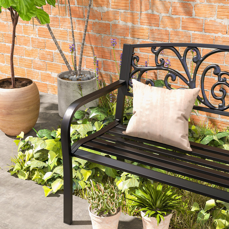 Steel Outdoor Bench