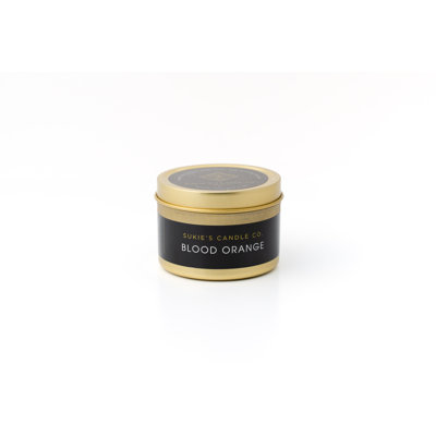Bougie parfumée orange sanguine format voyage