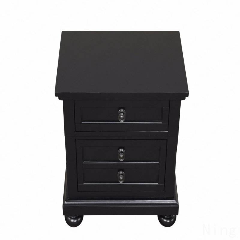 Table de chevet, Noir