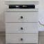 54cm W Manufactured Wood Bedside Table