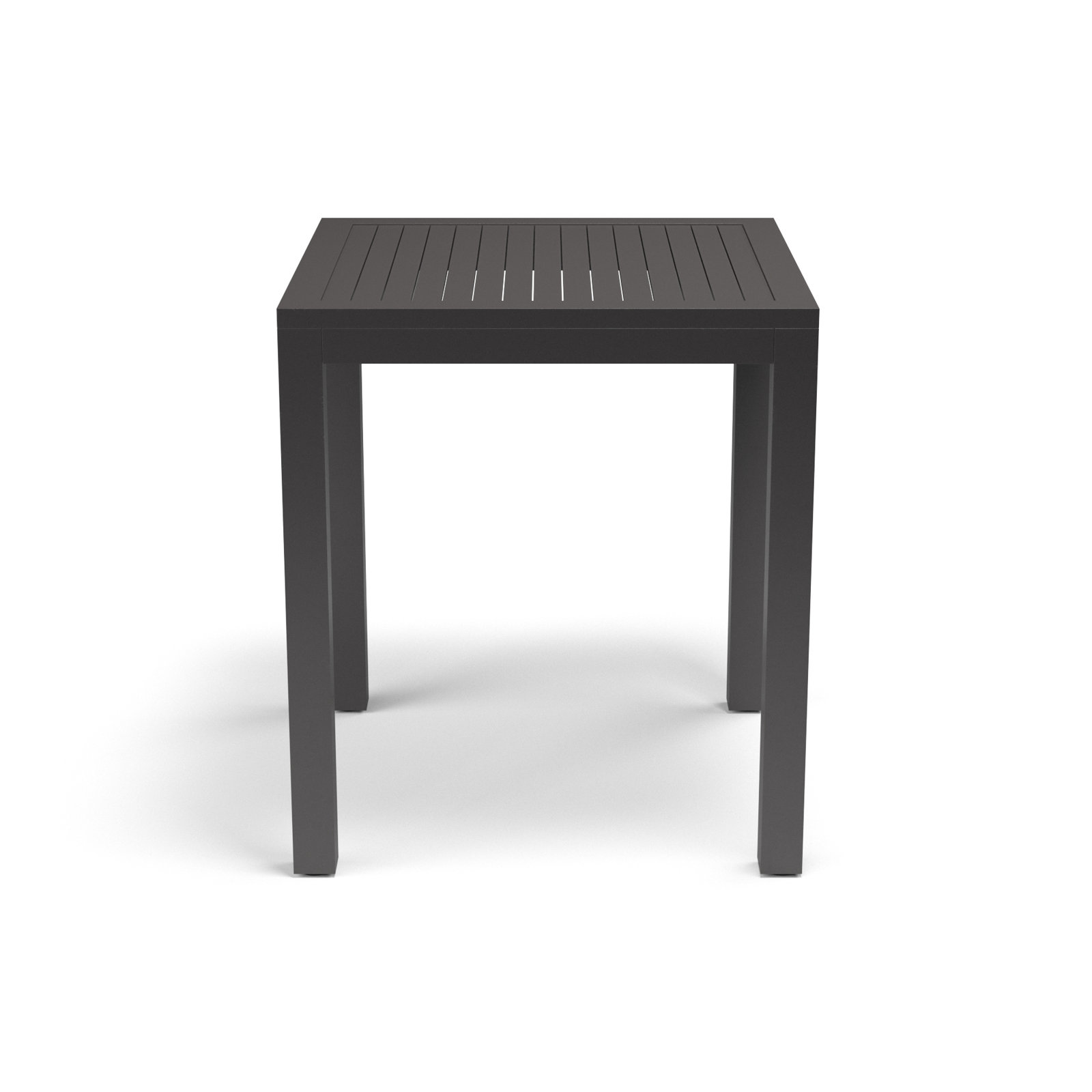 Poinsettia 36'' Outdoor Dining Table, Graphite, 41"H x 36"W x 36"W