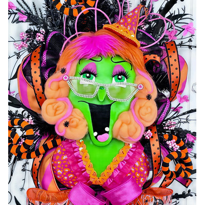 Pink And Orange Deluxe Halloween Witch Swag