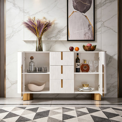 Italian-style modern drawer sideboard