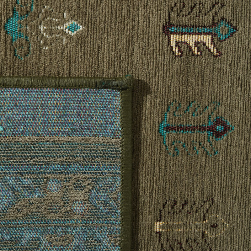 Forest Slim Washable Rug, Rectangle 9'10" x 13'1"