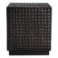 Table d'appoint d'extérieur, table basse cubique cannelée pour patio, cuivre antique, construction, aucun assemblage requis, convient aux petits espaces - , durable, accessoire multifonctionnel