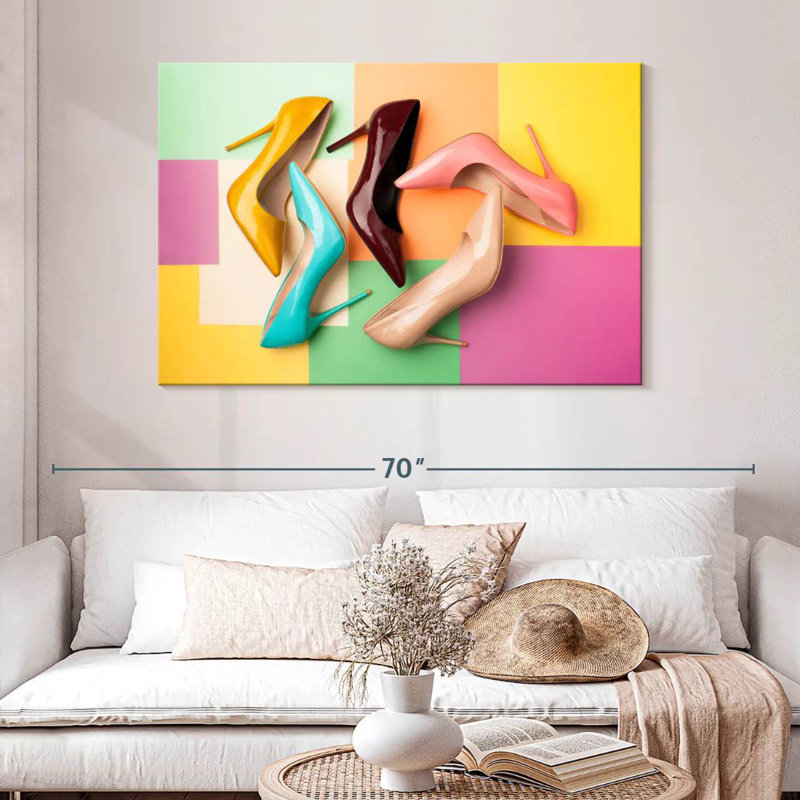 Shuttleworth Chic High Heels, 32" H x 48" W