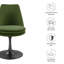 Chaise pivotante rembourrée Lippa-105239767-105239762