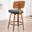 Tabourets de bar et de tabouret pivotants rembourrés Modern-113272205