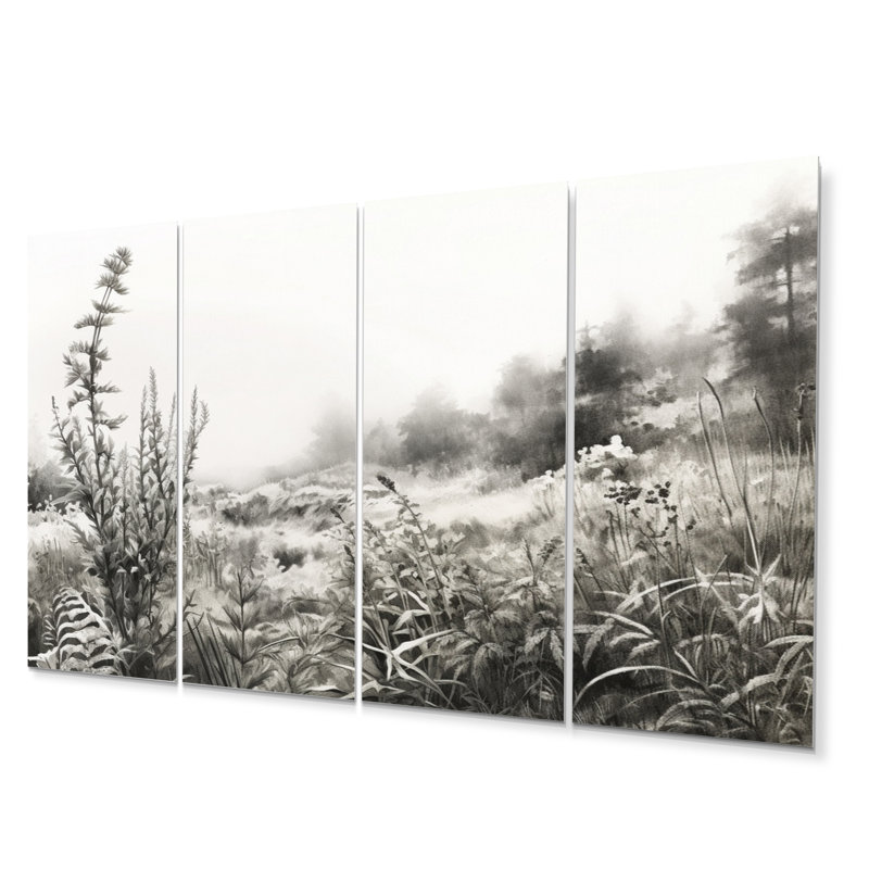 Traditional Plants & Flowers Wall Decor on Metal