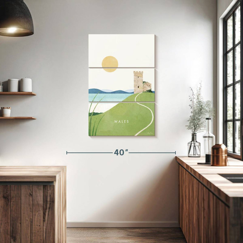 Masam Wales Vintage Travel Poster, 38" H x 24" W