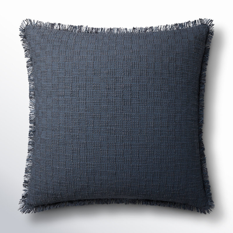 Amber Lewis x Loloi Meadowlark Pillow, Midnight, Pillow Cover Only - No Insert