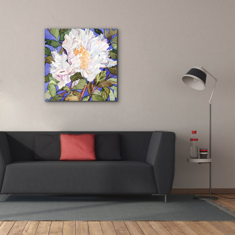 Sur toile, H 37 po x l 37 po x P 1,5 po