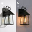 Ayala 1-Light Black Contemporary Outdoor Wall Sconces