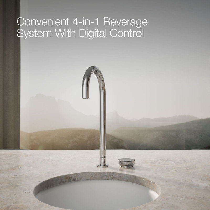Aquifer4-In-1 Tall Arc Beverage Faucet, Polished Chrome