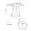 Simple and Elegant Round Dining Table Sets-2111767810-2111767812