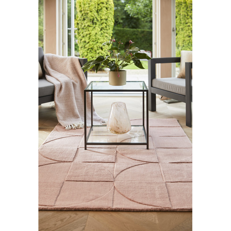 Carabeo Geometric Wool Hand Woven Area Rug, Rectangle 200 x 290cm