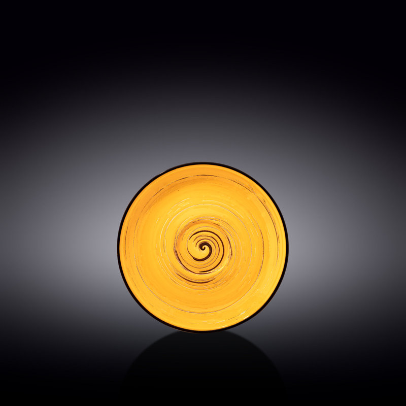 Wilmax Colourboom 14cm Saucer, Yellow