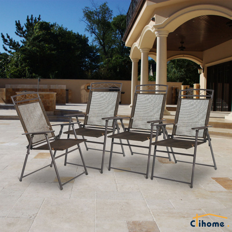 Premium All-Weather Wicker Outdoor Dining Armchair