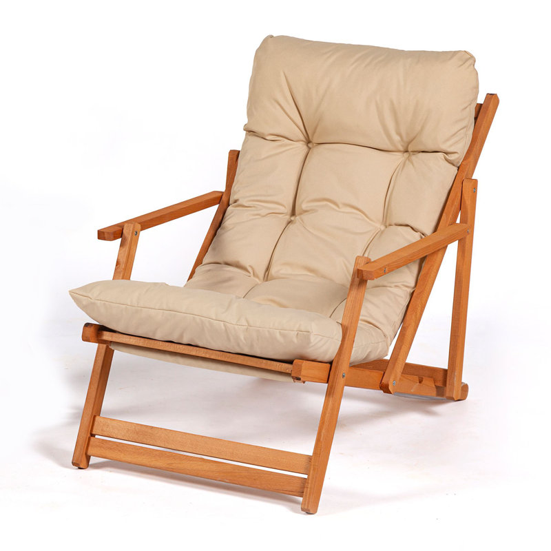 Ambrea Patio Dining Side Chair with Cushion
