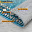 Tapis à bordure chic et lavable pour la salle à manger-1066744778