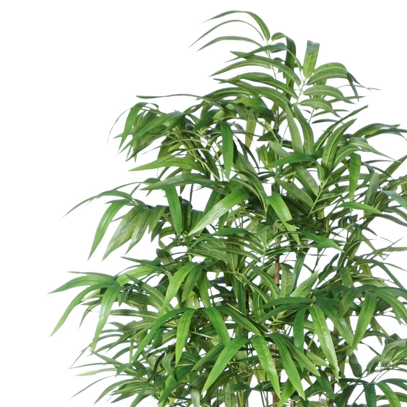 Bambou artificiel en pot, H 72 po x l 36 po x P 36 po