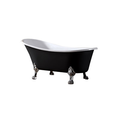 69.3'' x 28'' Freestanding Soaking Acrylic Bathtub