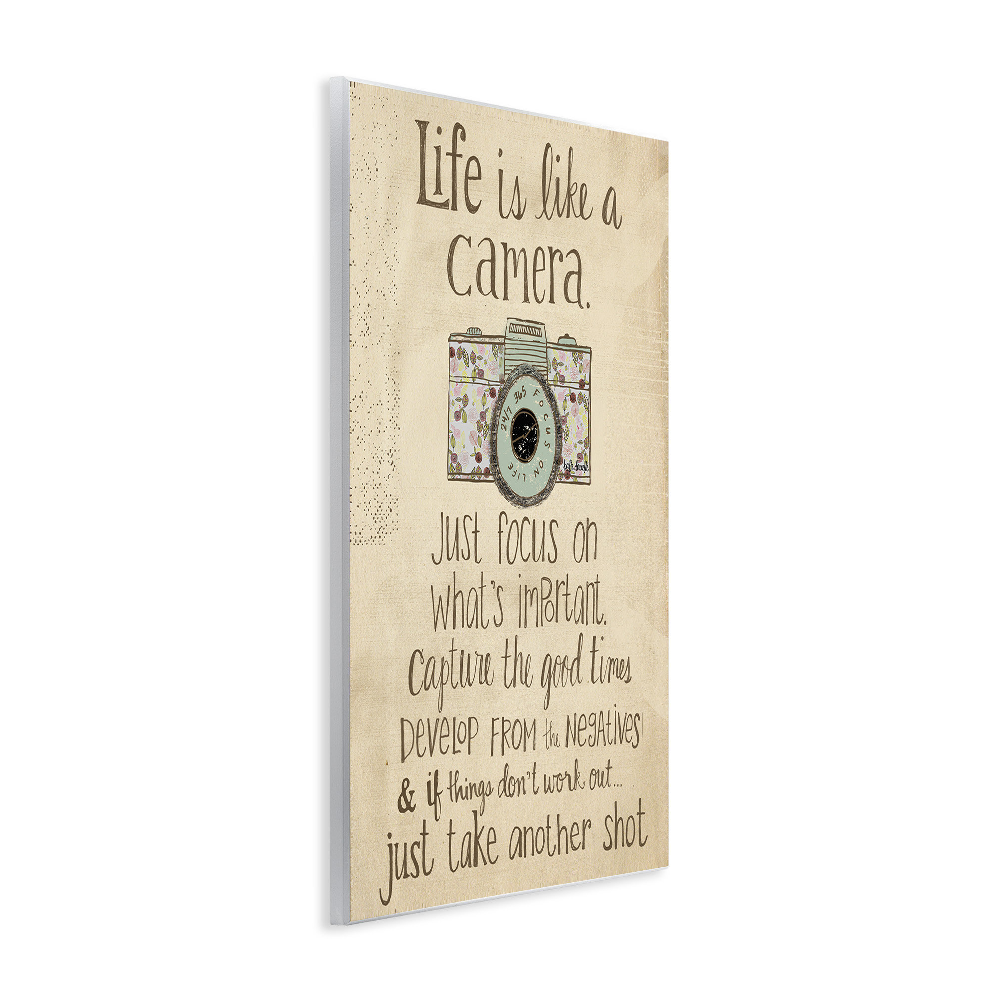 Wrought Studio Life Is Like a Camera - Textual Art Print & Reviews ...