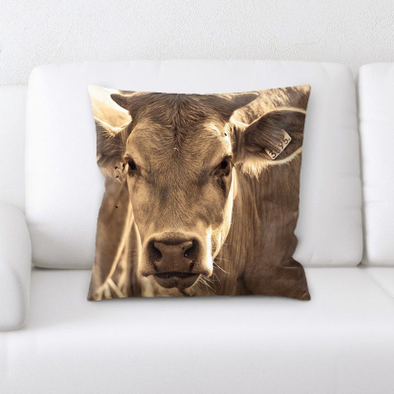Microsuede Throw Pillow