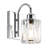 Modern 1 Light Bathroom Chrome Crystal Vanity Sconce Lights