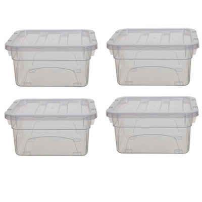 Whitefurze Plastic Storage Tub & Tote