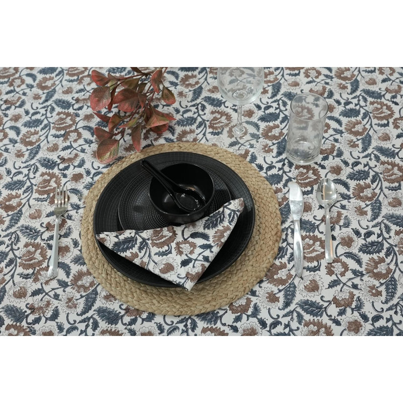Serviettes de table 18 x 18 pouces Fabividine - Mandakni, bleu