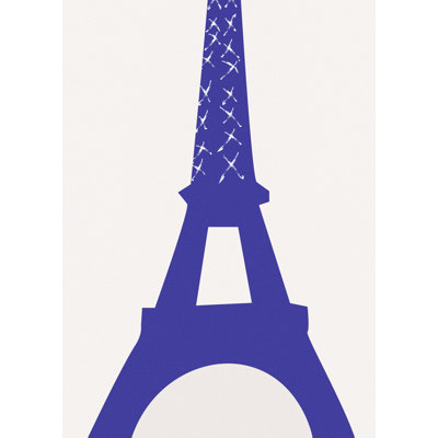 Blue Eiffel Tower 