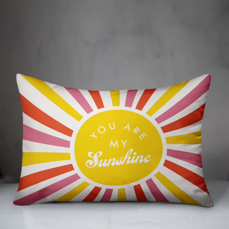You Are My Sunshine Rectangular Pillow Cover & Insert