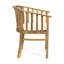 Fauteuil de patio en bois avec structure et coussins de verrouillage - crée une atmosphère relaxante pour l'extérieur