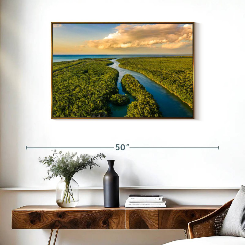 Parc national des Everglades, Cadre flottant doré, 37 po x 25 po
